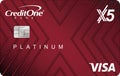 Image of Credit One Bank&reg; Platinum X5 Visa&reg;