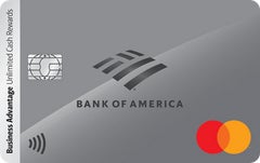 Image of Bank of America® Business Advantage Unlimited Cash Rewards Mastercard® credit card