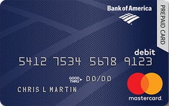 Image of Bank of America® Consumer Payments Prepaid Card