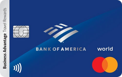 Image of Bank of America® Business Advantage Travel Rewards World Mastercard® credit card