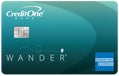 Image of Credit One Bank&reg; Wander&reg; American Express&reg; Card