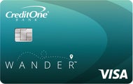 travel payment cards Image of Credit One Bank Wander® Card