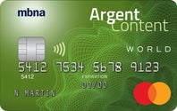 Carte de crédit Mastercard🅫 World🅫 Argent Content MBNA
