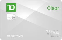 The Clear Platinum Visa Credit Card with $2,000 Credit Limit