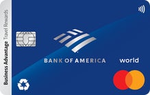 Bank of America&#174; Business Advantage Travel Rewards World Mastercard&#174; credit card