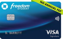 Chase Freedom&reg; Student credit card