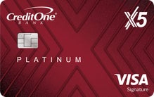 Credit One Bank® Platinum X5 Visa Signature®