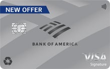 Bank of America&reg; Unlimited Cash Rewards credit card