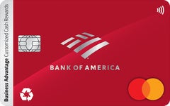 Image of Bank of America&reg; Business Advantage Customized Cash Rewards Mastercard&reg; credit card
