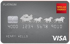 Image of Wells Fargo Platinum card