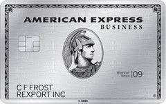 business platinum-kort fra amerikansk ekspres