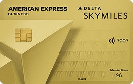 Gold Delta SkyMiles card
