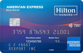 Hilton Honors Business card