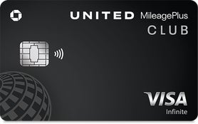 United Club Infinite card front view