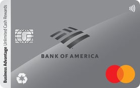 Bank of America® Business Advantage Unlimited Cash Rewards Secured Business Credit Card