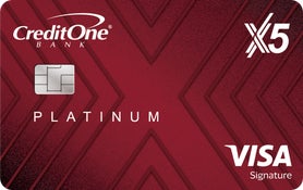 Credit One Bank® Platinum X5 Visa Signature® Card