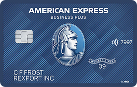 BlueBusiness®加上美国运通的信用卡