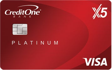 Credit One Bank® Platinum X5 Visa®