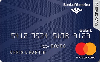 bank of america consumer payments prepaid card bankrate bank of america consumer