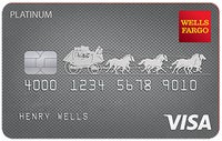 Wells Fargo Platinum card image