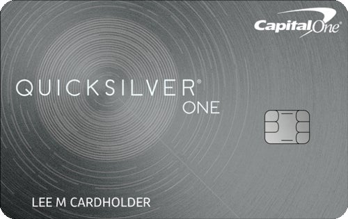 Capital One® QuicksilverOne® Cash Rewards Credit Card