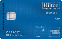 The Hilton Honors American Express Business Card image