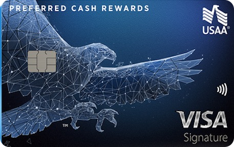 USAA Preferred Cash Rewards Visa credit card